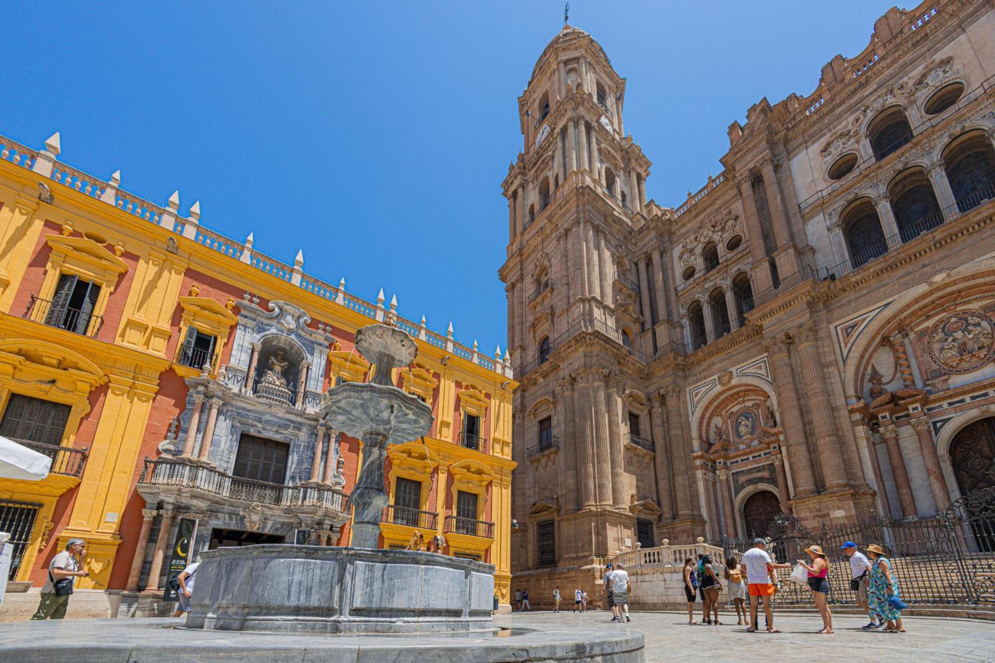 C30 Deluxe Studio With Terrace Into Cathedral Square Apartment Malaga Exterior photo